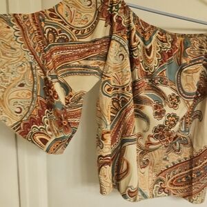 Paisley Off-Shoulder Blouse